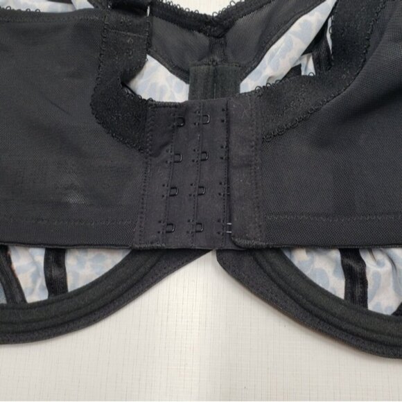 NWOT Goddess Kayla Bra Full Coverage Support Underwire Leopard Print 38J - Picture 7 of 14